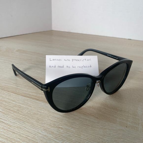 Tom Ford Accessories - Tom Ford Gina TF345 01B Sunglasses FRAMES ONLY Black 57-16-140 READ Italy